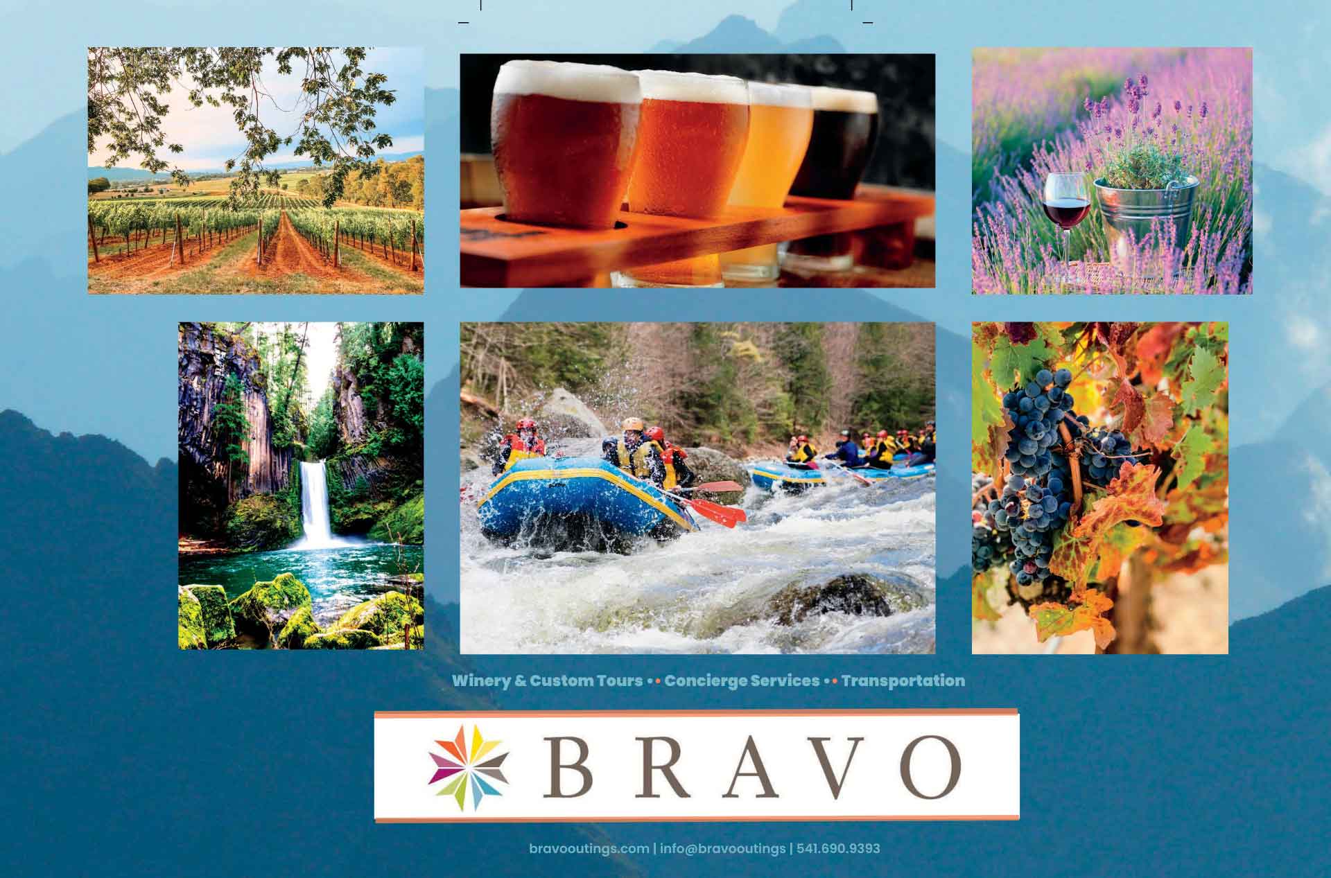 A montage of different outings.