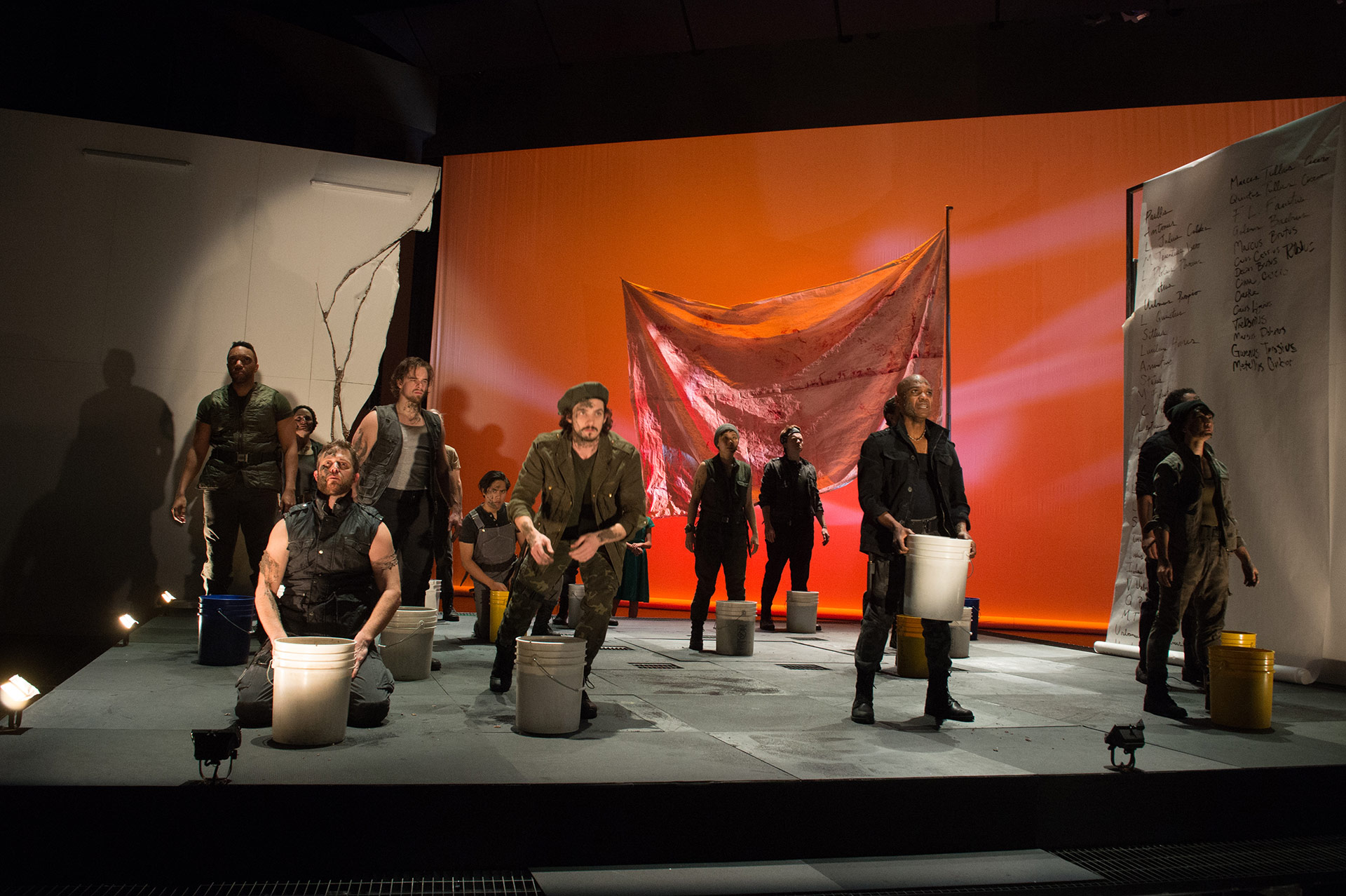 Julius Caesar production photo 2017