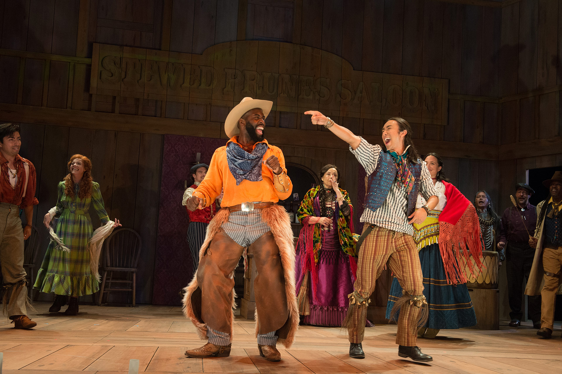 Production photo of Off the Rails