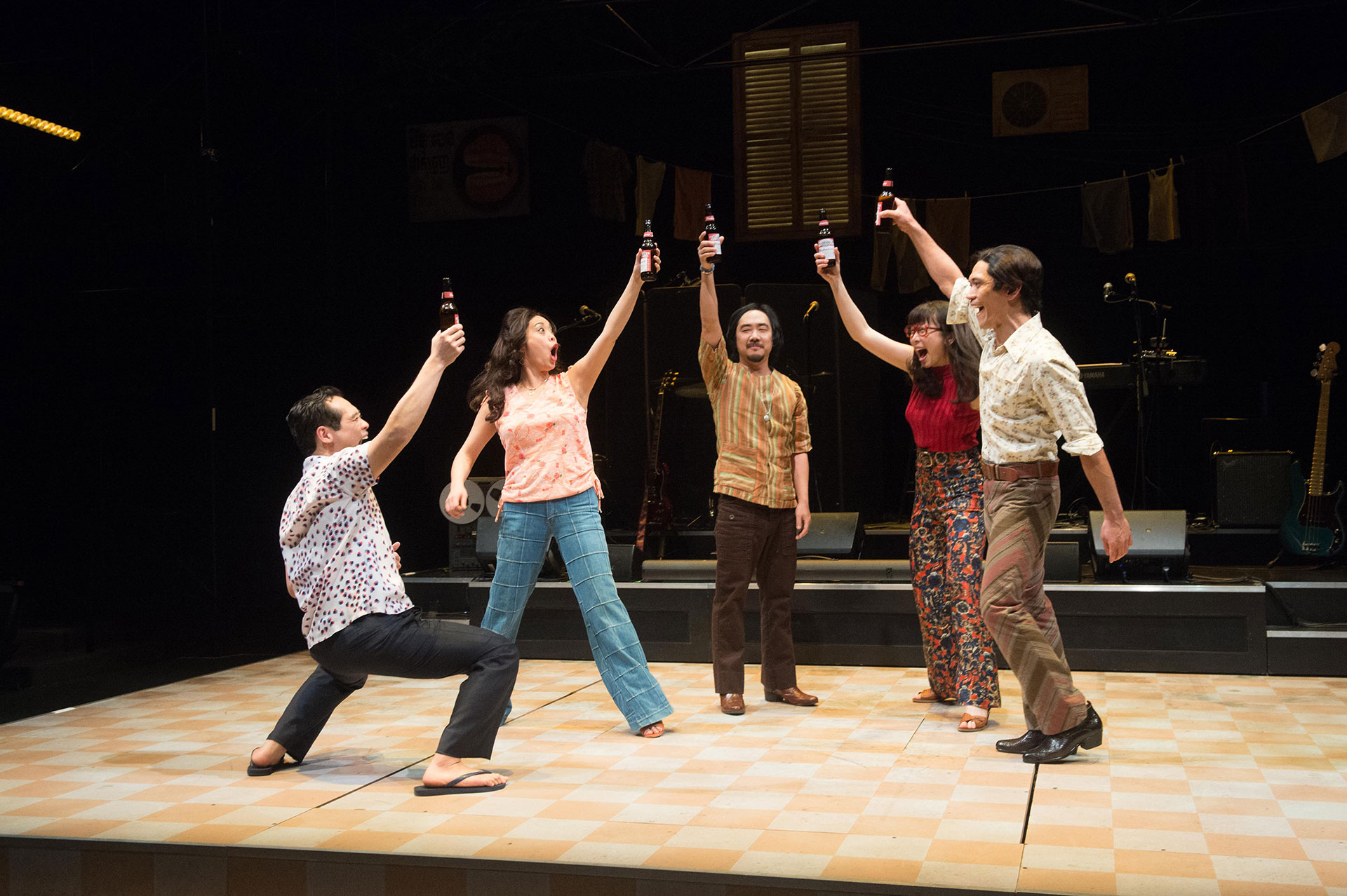 Production photo of Cambodian Rock Band