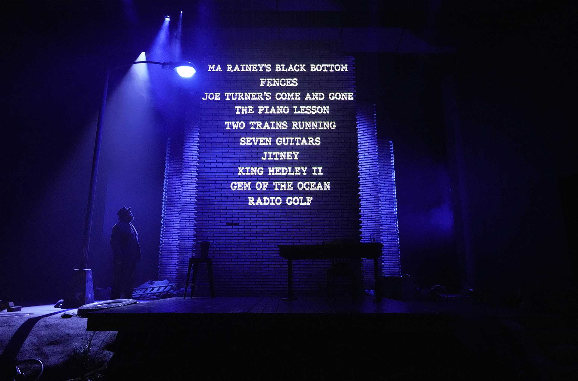 Steven Anthony Jones on stage.