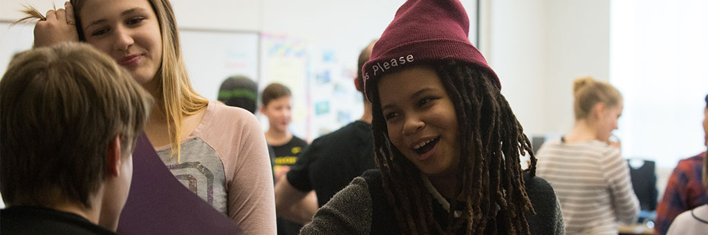 Students in a workshop