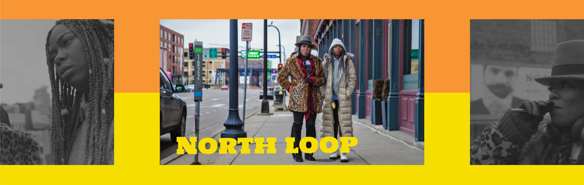 Two people walking on a sidewalk together.