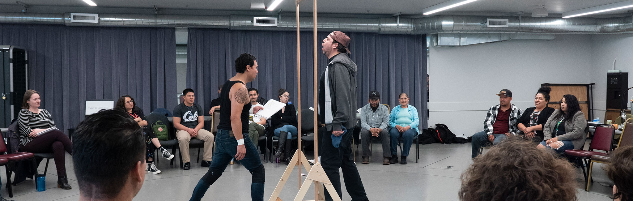 La Comedia of Errors rehearsal